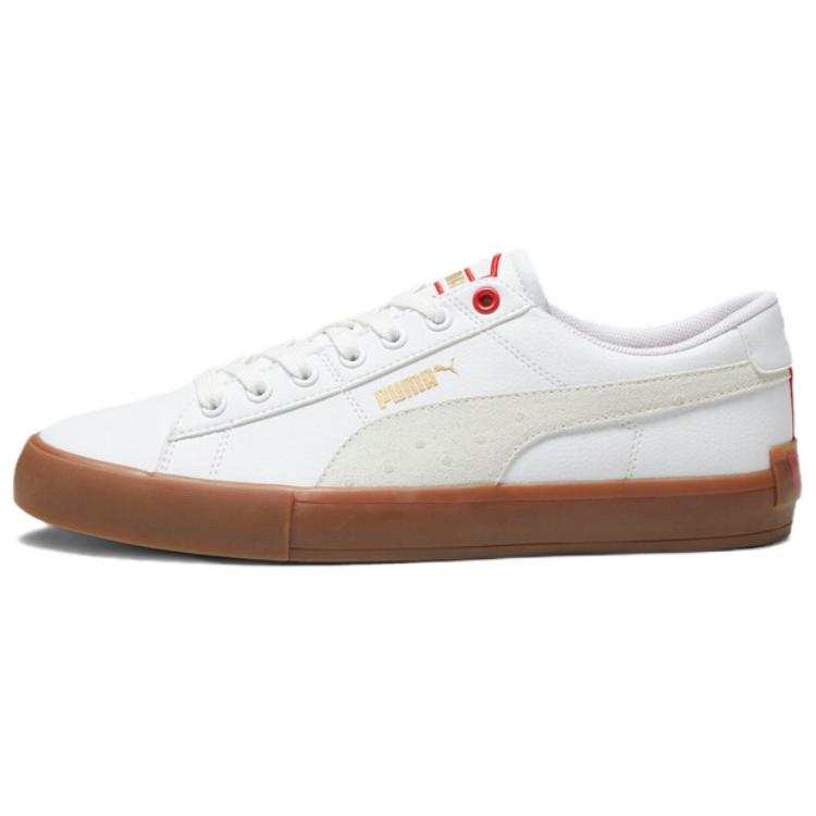 PUMA Bari Comfortable And Lightweight Low top Skateboard Shoes Unisex White