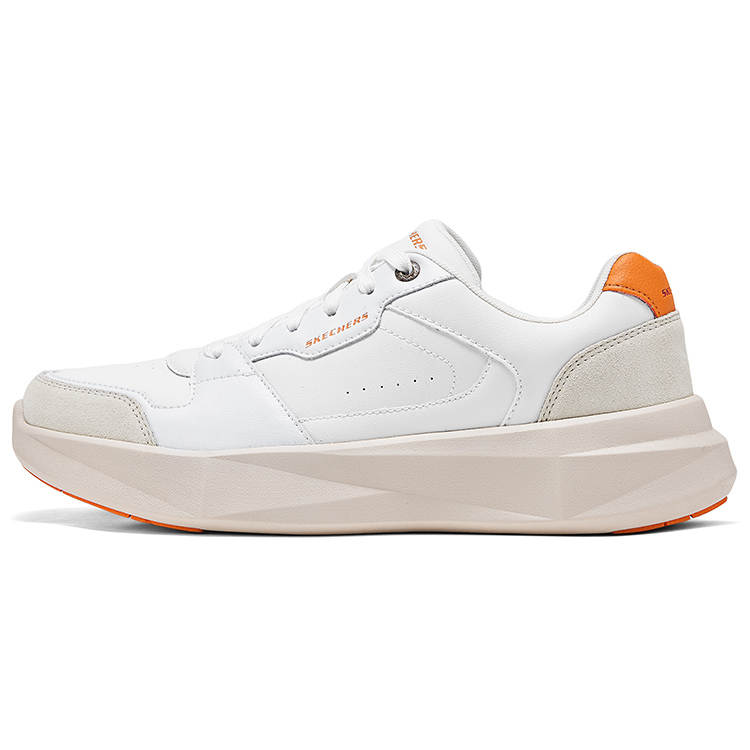 Skechers Abrasion Resistant Slip Resistant Abrasion Resistant Slip Resistant Low top Skateboard Shoes Men's White