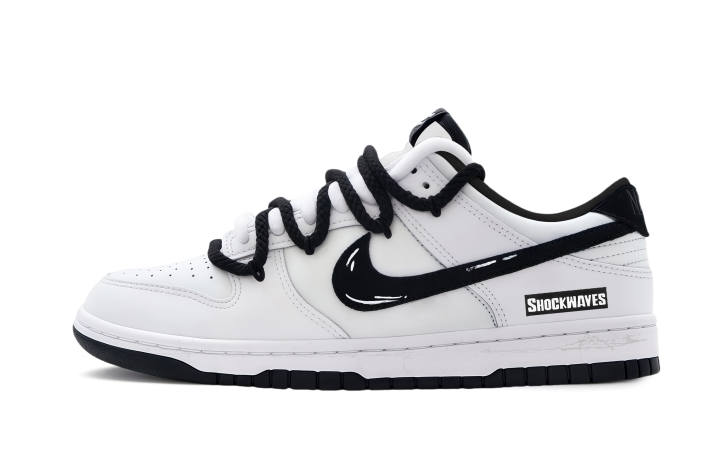 Nike Nike Dunk Line Panda Low top Skateboard Shoes Unisex Black White