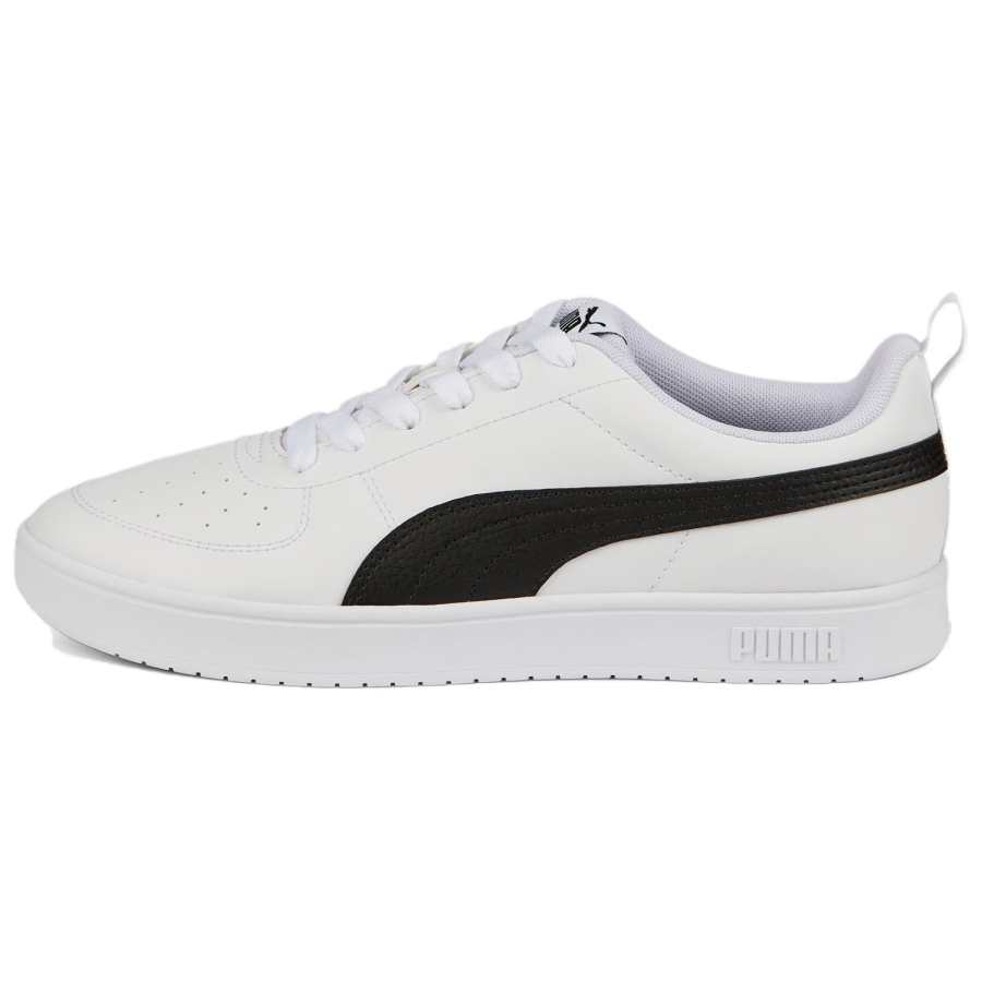 PUMA Ricky Abrasion Resistant Low top Skateboard Shoes Unisex White Black