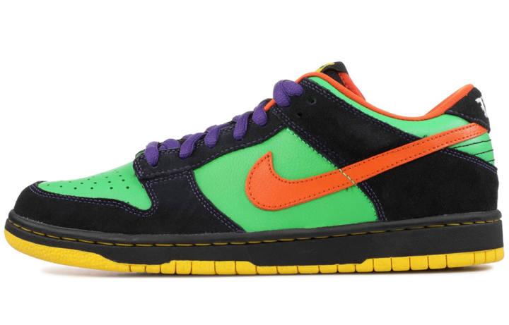 Nike Nike Sb Dunk Low Green Spark Hoop Orange