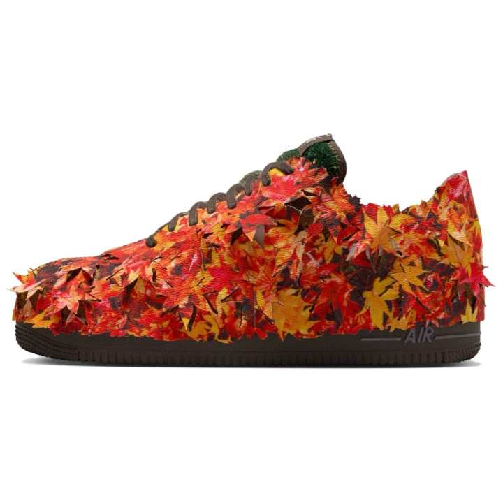 Nike Nike Air Force 1 Classic And Versatile Low top Skateboard Shoes Unisex Red