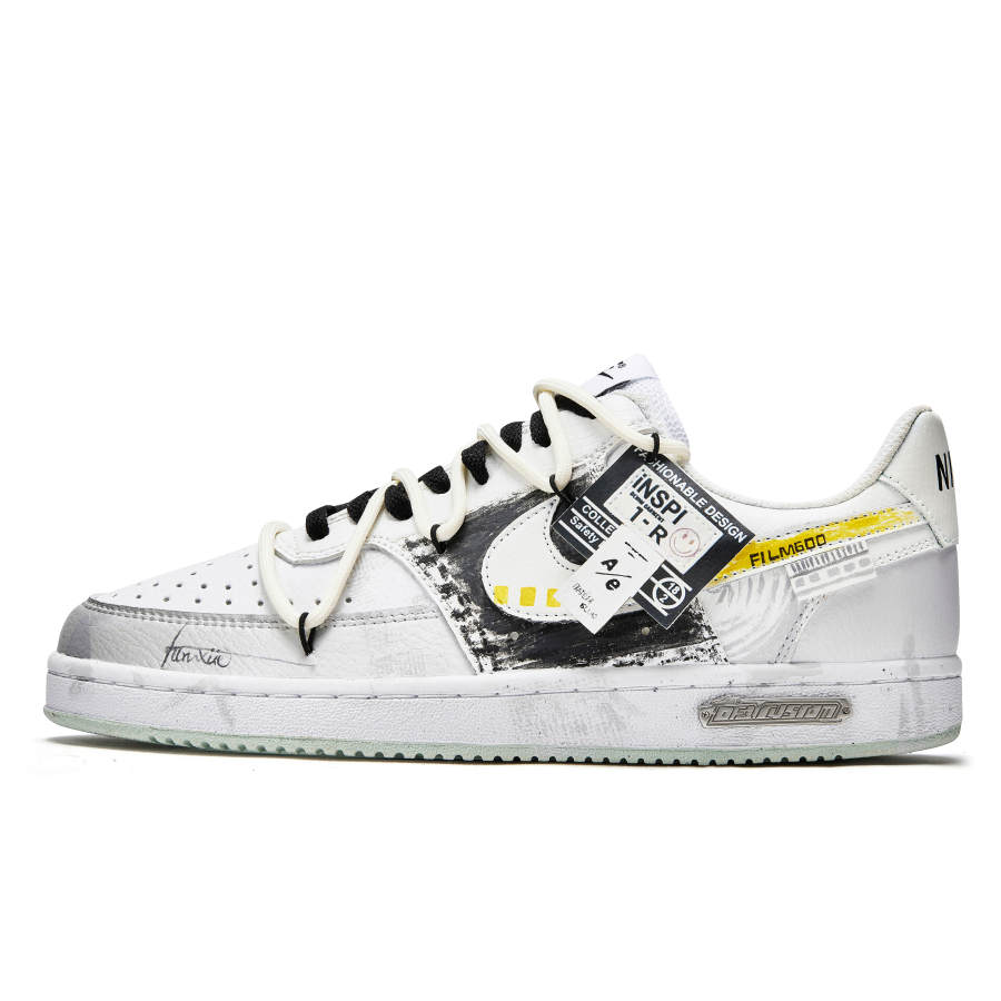 Nike Nike Court Vision 1 Freedom Panda, The Grandmaster Of The First Generation Hand Drawn Slip Resistant Low top