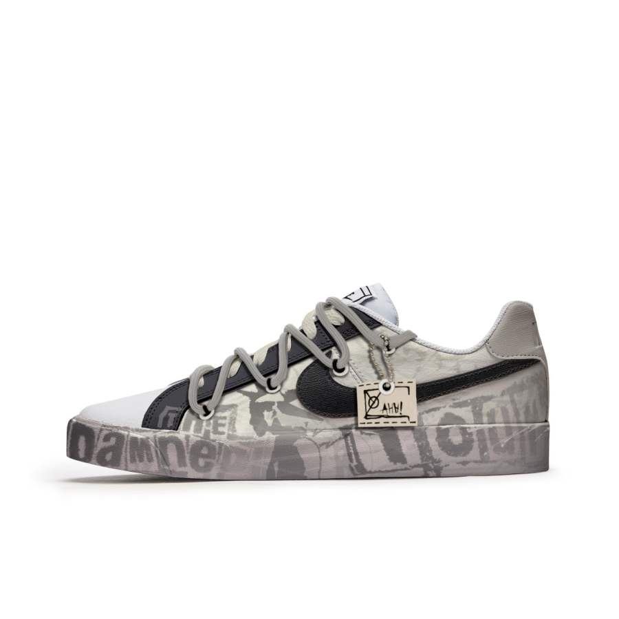 Nike Nike Court Royale AC San Chuang, Back Alley Youth Slip Resistant Low top Skateboard Shoes Men's Brown Black