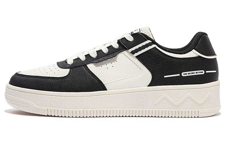 361° Abrasion Resistant Breathable Low top Skateboard Shoes Men's Black White