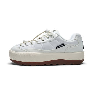 Phenix URBAN Height Increasing Lightweight Abrasion Resistant Low top Skateboard Shoes Unisex White
