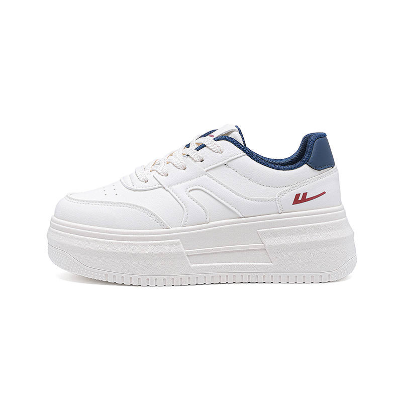 WARRIOR Skateboard Shoes Women's Beige Dark Blue