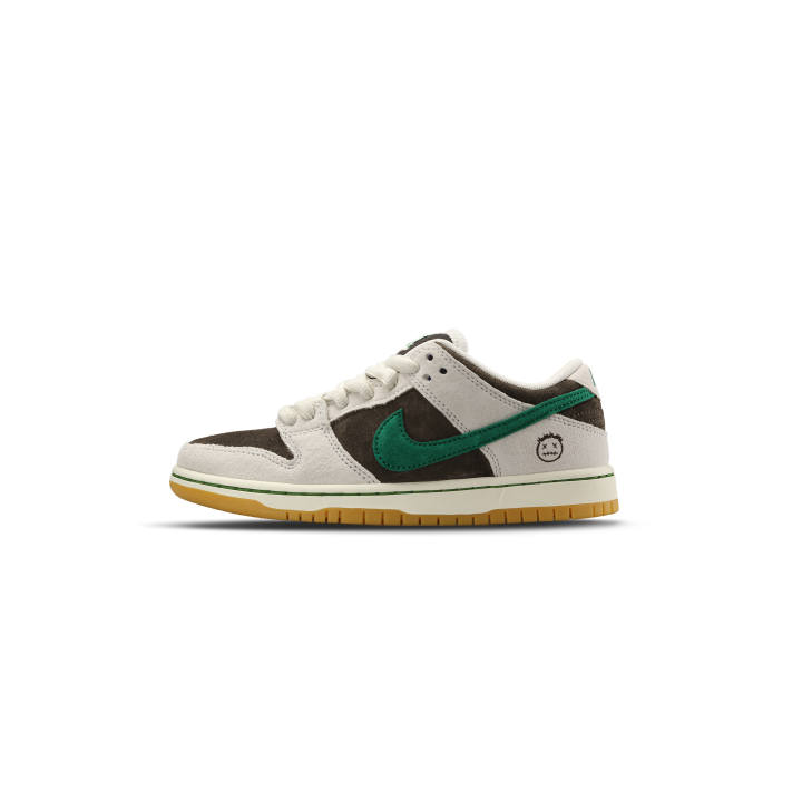 Nike Nike Dunk SB Cushioning Low top Skateboard Shoes Unisex Beige Brown Green