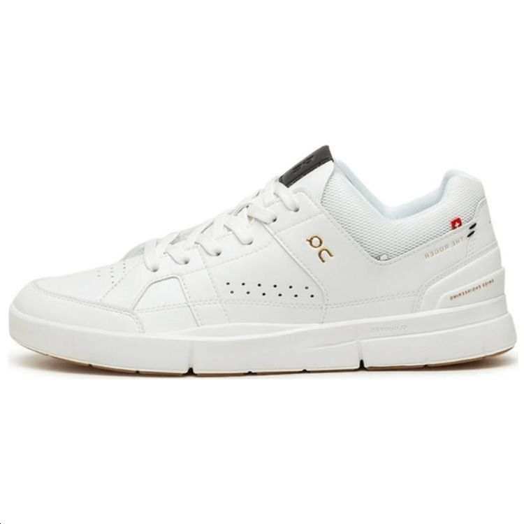 On Club Slip Resistant Abrasion Resistant Low top Skateboard Shoes Men's White