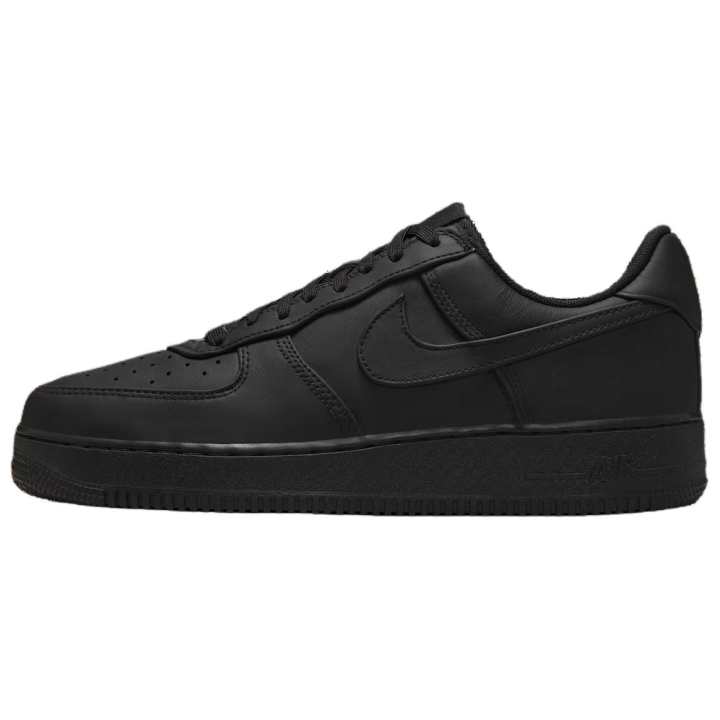 Nike Nike Air Force 1 Low top Skateboard Shoes Men's Black