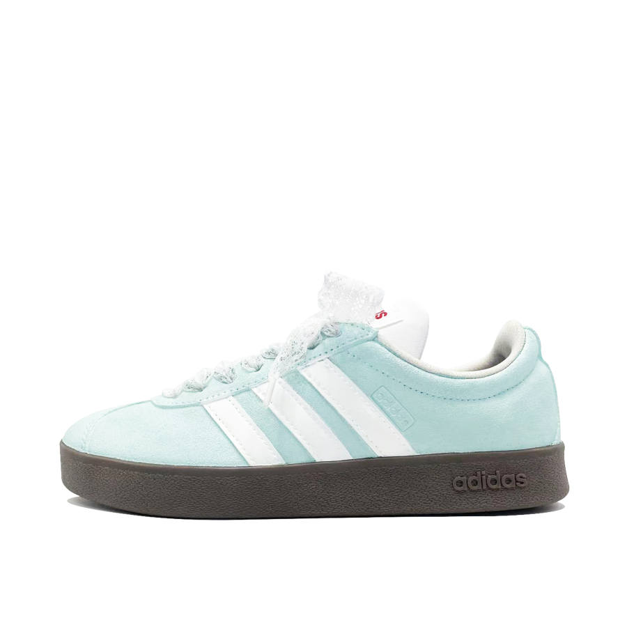 Adidas Adidas VL COURT 2.0 Green Journey Abrasion Resistant Abrasion Resistant Low top Skateboard Shoes Unisex Green White