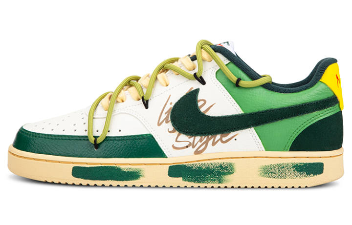 Nike Nike Court Vision Low Sail Pro Green Opti Yellow
