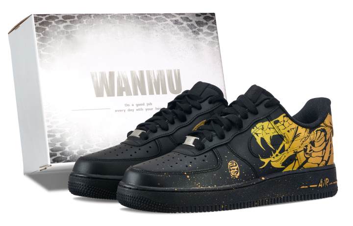 Nike Nike Air Force 1 Golden Snake Brings Wealth Slip Resistant, Abrasion Resistant, Lightweight