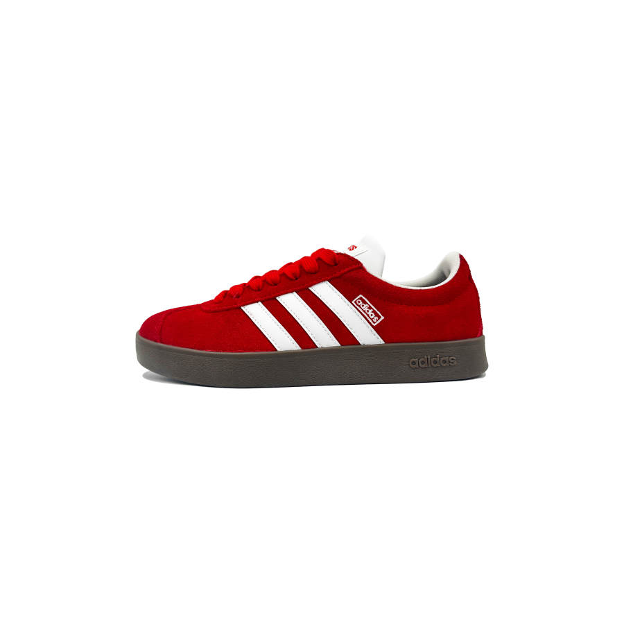 Adidas Adidas VL COURT 2.0 YIMING Manufacturing, Zhu Yun Balance Low top Skateboard Shoes Unisex Red White