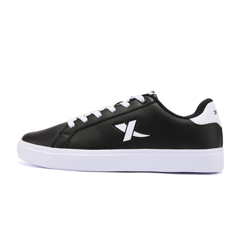 XTEP XTEP Coverage Slip Resistant Lightweight Low top Skateboard Shoes Men's Black