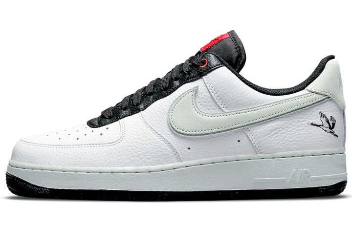 Nike Nike Air Force 1 Milky Stork Textile, Synthetic Leather Slip Resistant Cushioning Abrasion Resistant Low top