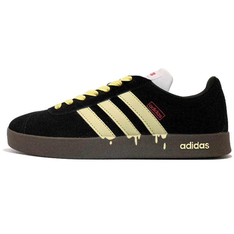 Adidas Adidas VL COURT 2.0 Lifestyle Milk Cheeses Minimalist Style Abrasion Resistant Abrasion Resistant Low top