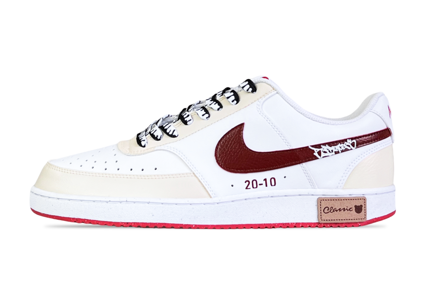 Nike Nike Court Legacy Wine Color Life Slip Resistant Abrasion Resistant Slip Resistant Abrasion Resistant Low top