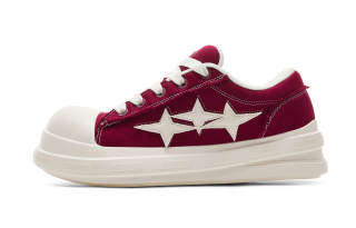 VEIDOORN Slip Resistant Cushioning Abrasion Resistant Breathable Height Increasing Low top Skateboard Shoes Unisex Red