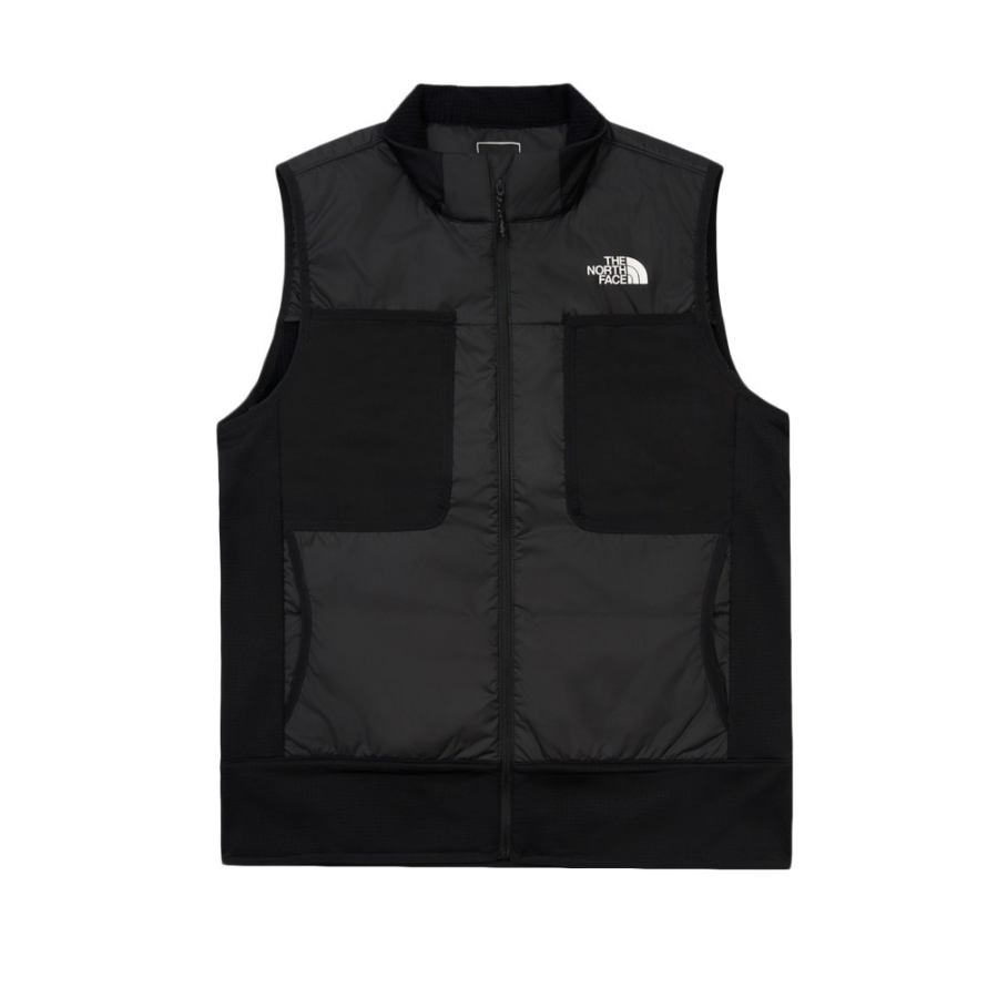 THE NORTH FACE Vests Men's Black Stand Collar Moderate Other