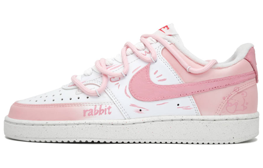 Nike Nike Court Vision Abrasion Resistant Low top Skateboard Shoes Women's Pink