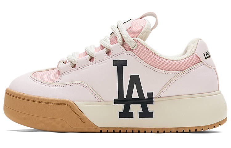 MLB Chunky Wide Low top Skateboard Shoes Unisex Pink