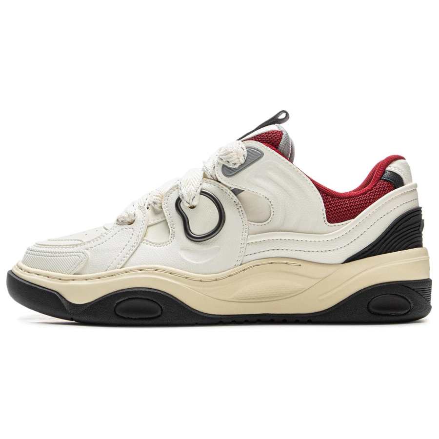 Li-Ning Li Ning Campaign 3 Slip Resistant Cushioning Abrasion Resistant Height Increasing Low top Skateboard Shoes Men's