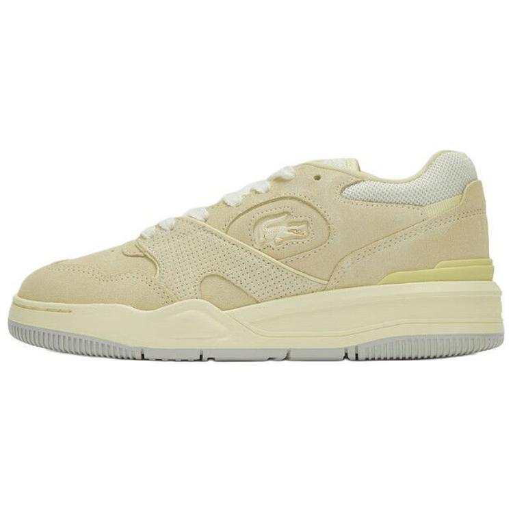 LACOSTE Low top Skateboard Shoes Women's Light Yellow