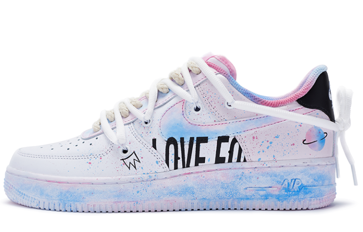Nike Nike Air Force 1 Low 07 Air Force 1 CS Low top Skateboard Shoes Men's Blue Pink