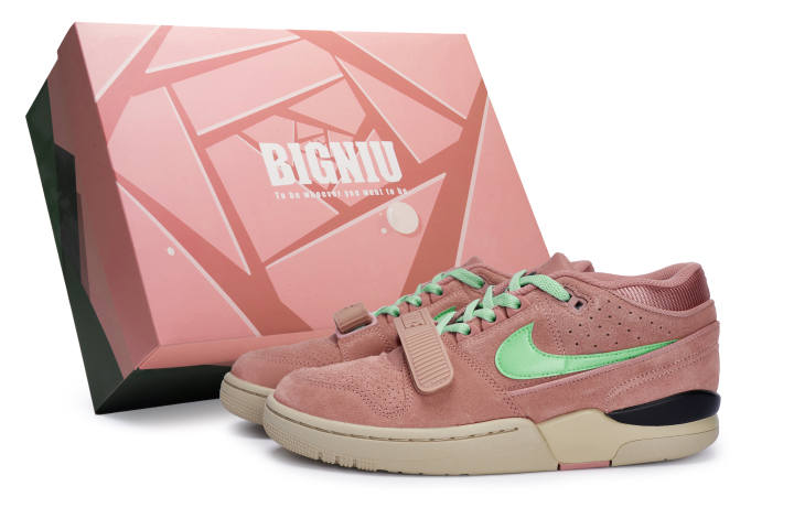 Nike Nike Air Alpha Force 88 Special Shoe Box Trendy Slip Resistant Slip Resistant Low top Skateboard Shoes Men's Pink Green