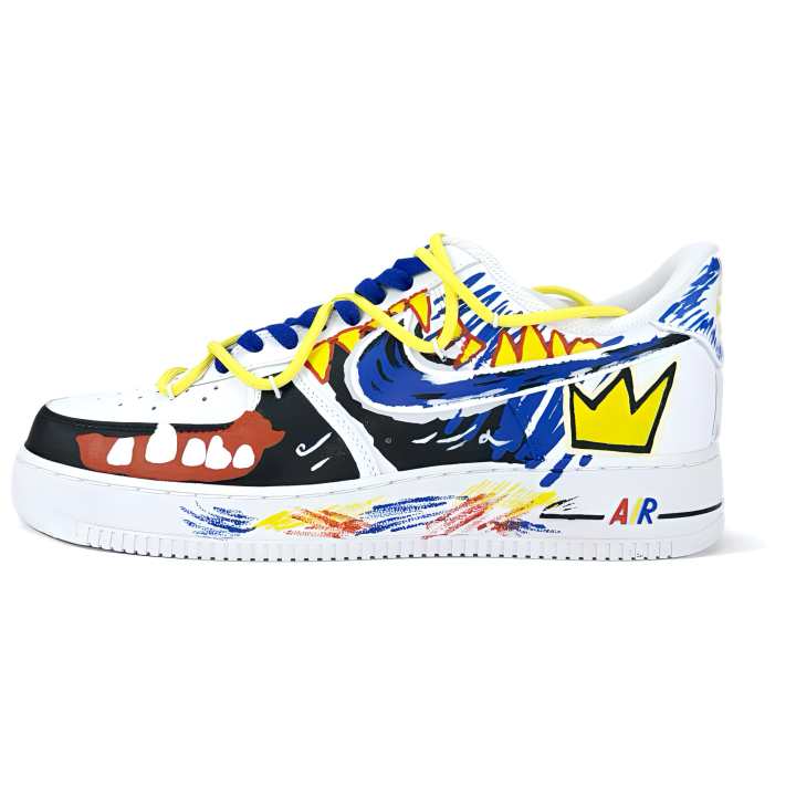 Nike Nike Air Force 1 Coverage Slip Resistant Abrasion Resistant Low top Skateboard Shoes Unisex White