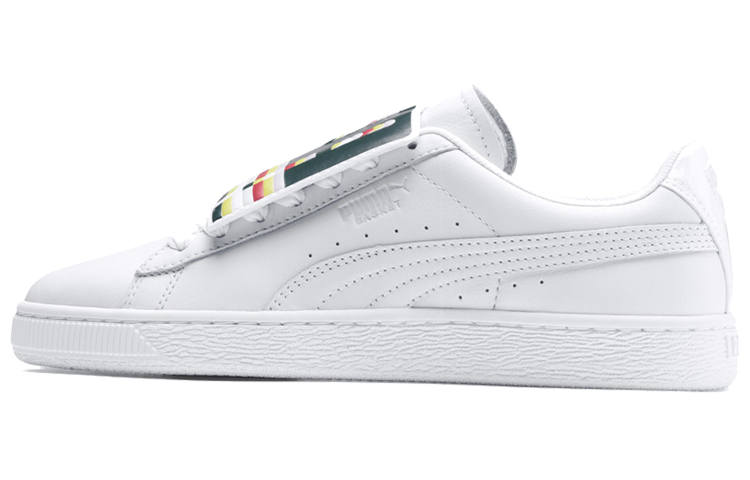 PUMA Basket Badge Casual Sneakers White Women's