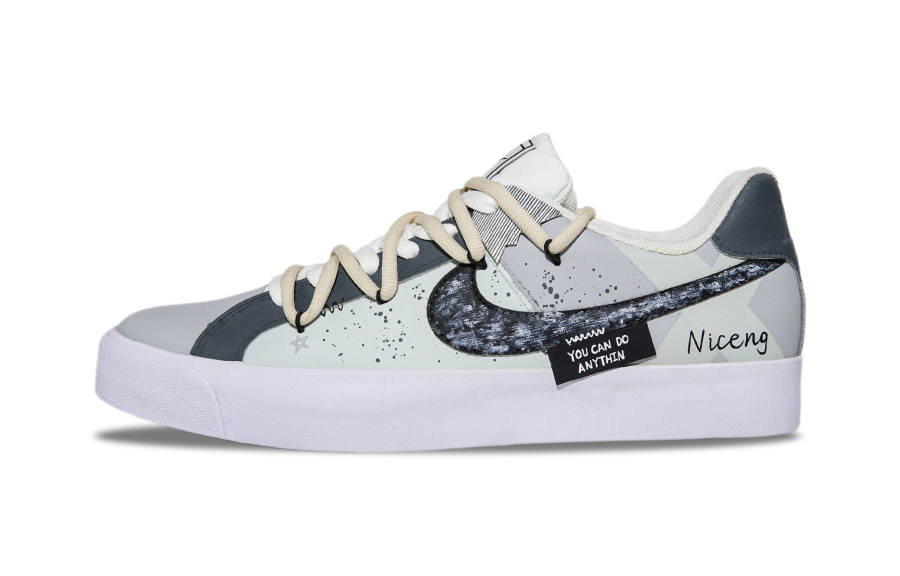 Nike Nike Court Royale AC Slip Resistant Low top Skateboard Shoes Unisex Gray
