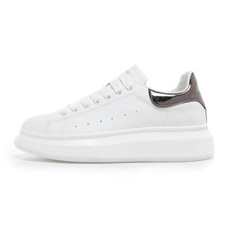 CEDAR HAN Couple White Sneakers Low top Skateboard Shoes Unisex White Black