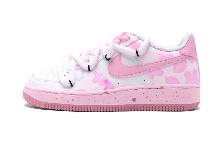 Nike Nike Air Force 1 Low top Skateboard Shoes Women's White Pink