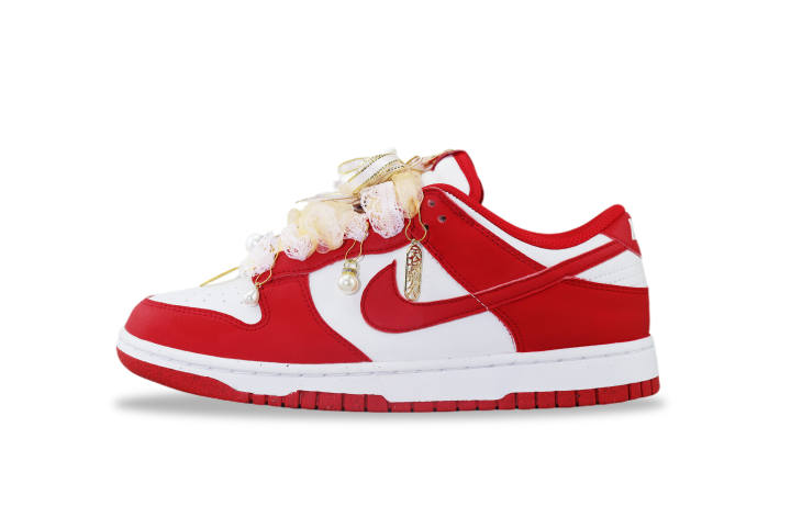Nike Nike Dunk Abrasion Resistant Low top Skateboard Shoes Unisex Red
