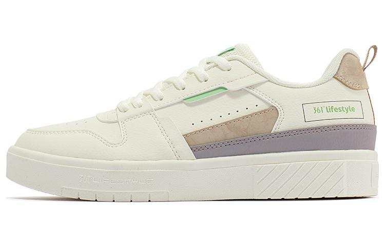 361° Slip Resistant, Abrasion Resistant, Lightweight Low top Skateboard Shoes Women's White Umber