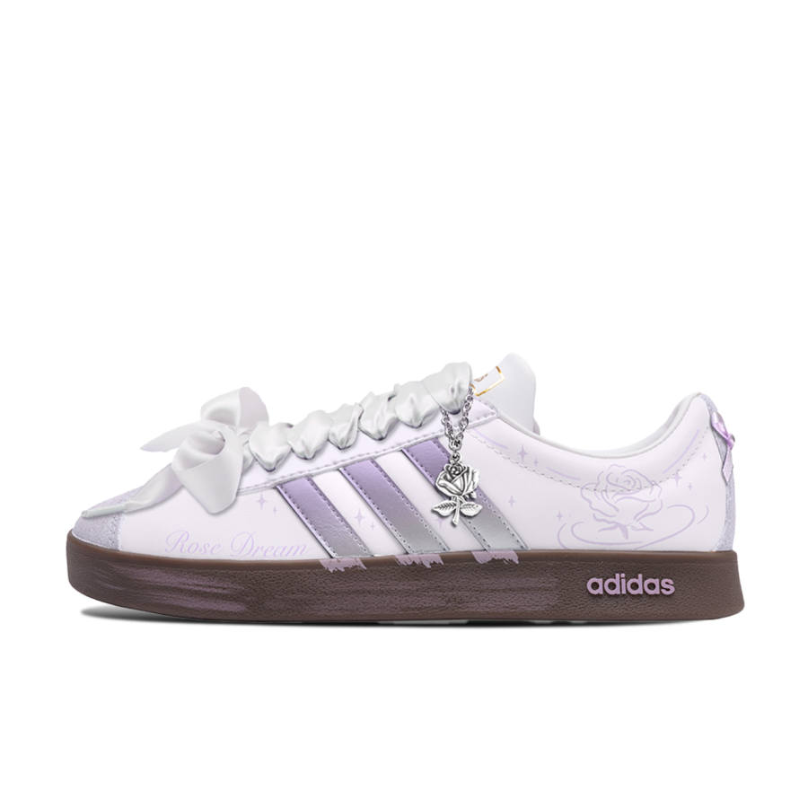 Adidas Neo VL Court 2.0 Low top Skateboard Shoes Unisex Purple White