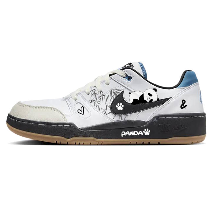 Nike Nike Full Force Skateboard Shoes Men's Low Top Black/Blue/White