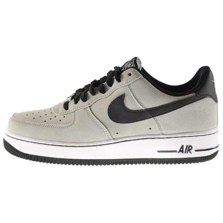 Nike Nike Air Force 1 Comfortable Abrasion Resistant Breathable Low top Skateboard Shoes Unisex Gray