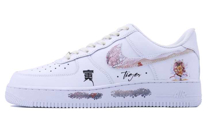 Nike Nike Air Force 1 Tiger SDS Low top Skateboard Shoes Men's White