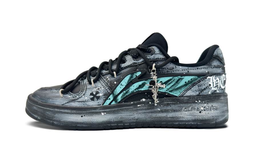 Li-Ning Li Ning Slip Resistant Cushioning Abrasion Resistant Slip Resistant Cushioning Abrasion Resistant Low top