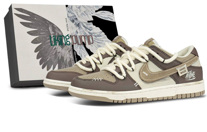 Nike Nike Dunk Low top Skateboard Shoes Unisex Brown
