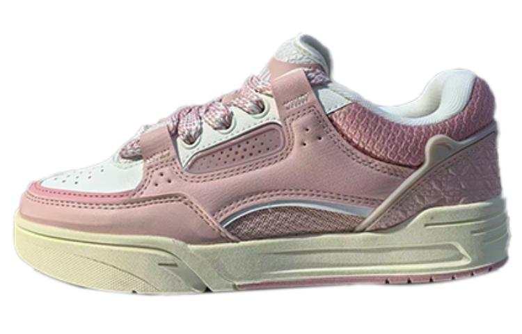 Anta AOJIE Comfortable Slip Resistant Abrasion Resistant Low top Skateboard Shoes Women's Pink