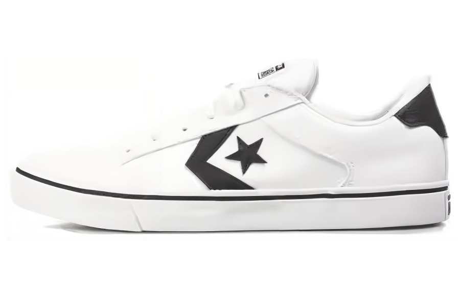 Converse Belmont OX Abrasion Resistant Breathable Low top Skateboard Shoes Unisex White