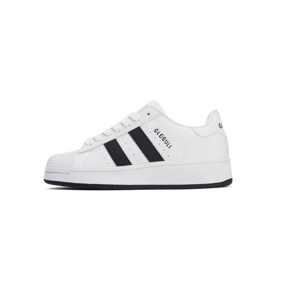 GLO BULL Shell Head Low top Skateboard Shoes Unisex Panda White