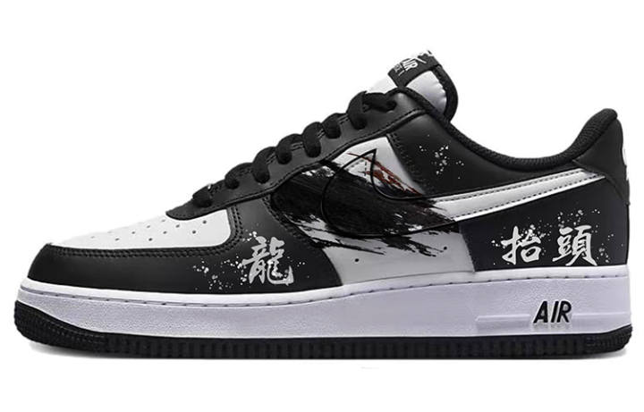 Nike Nike Air Force 1 Low top Skateboard Shoes Unisex White Black