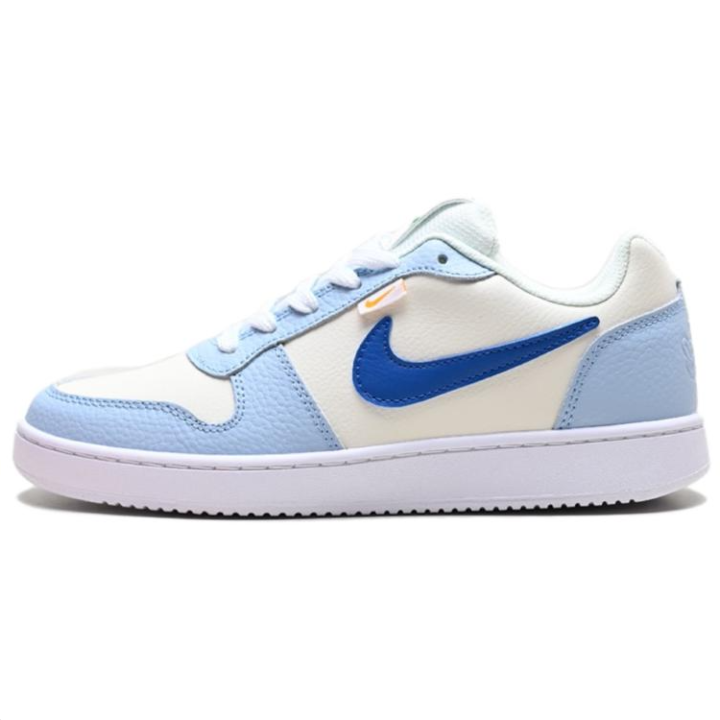 Nike Nike EBERNON Abrasion Resistant Low top Skateboard Shoes Men's Blue White