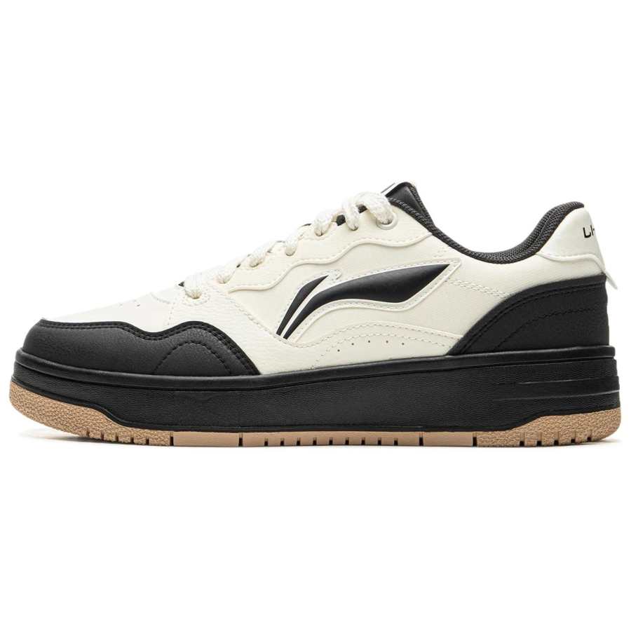 Li-Ning Li Ning Tianji Soft Low top Skateboard Shoes Women's White Black