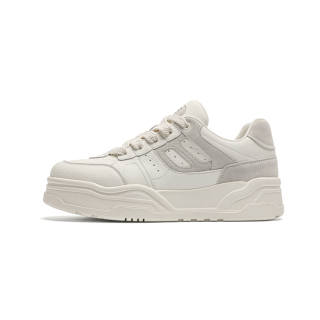 Lilbetter Skateboard Shoes Unisex Low Top Ecru